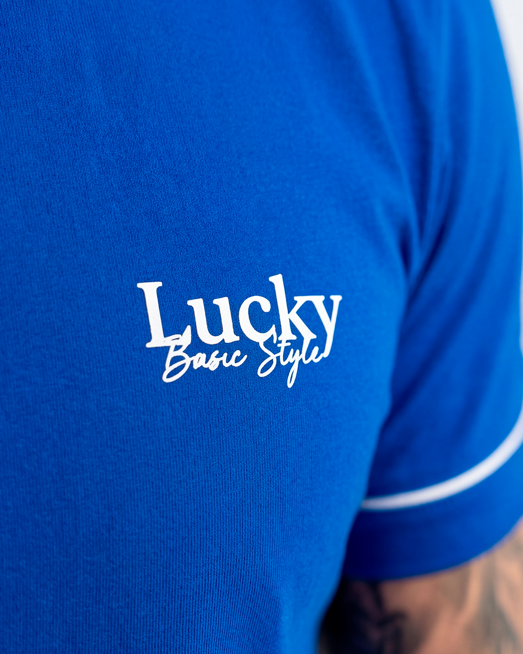 T-SHIRT REGULAR LUCKY BASIC STYLE ROYAL