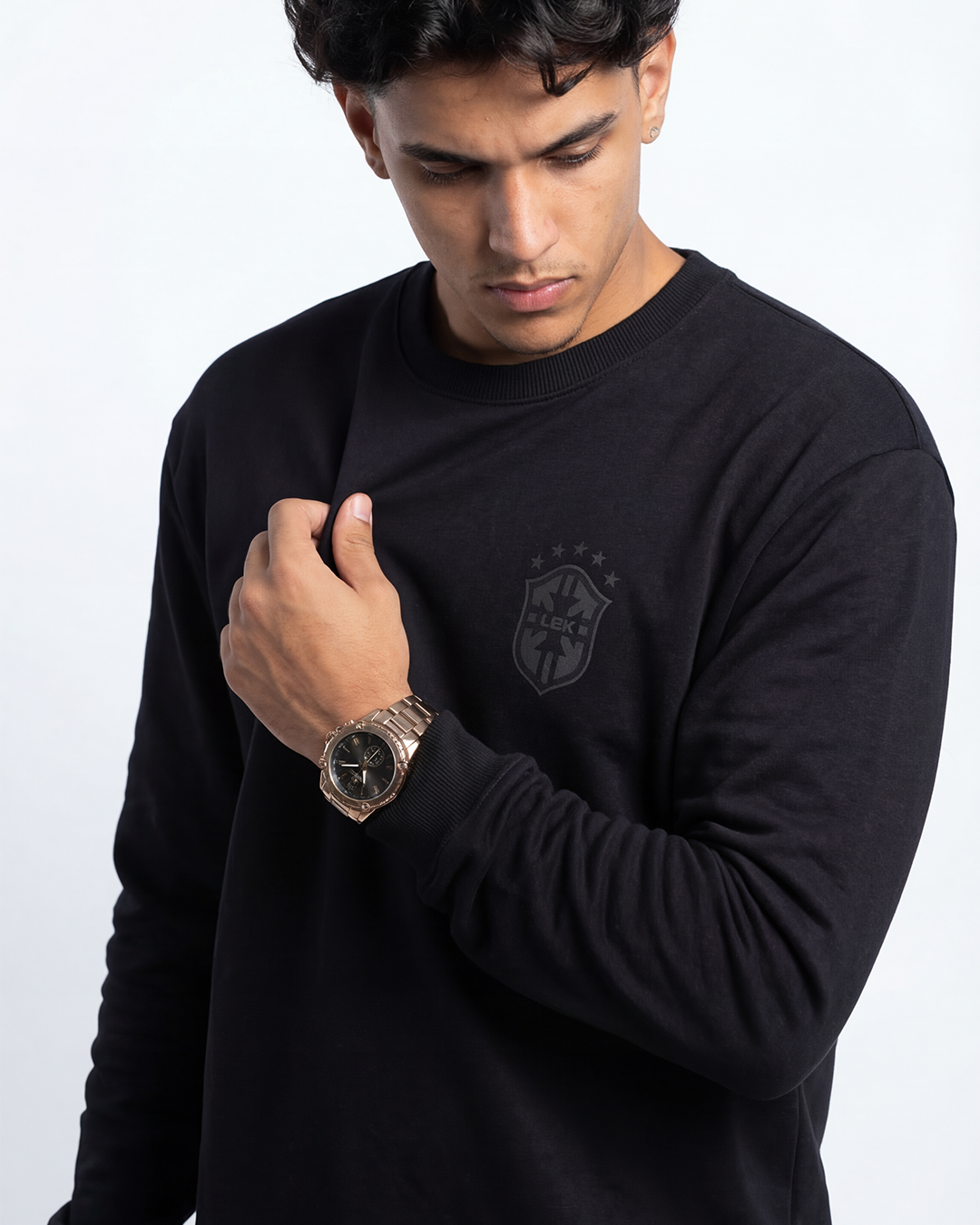 T-SHIRT MANGA LONGA LCK TONE ON TONE