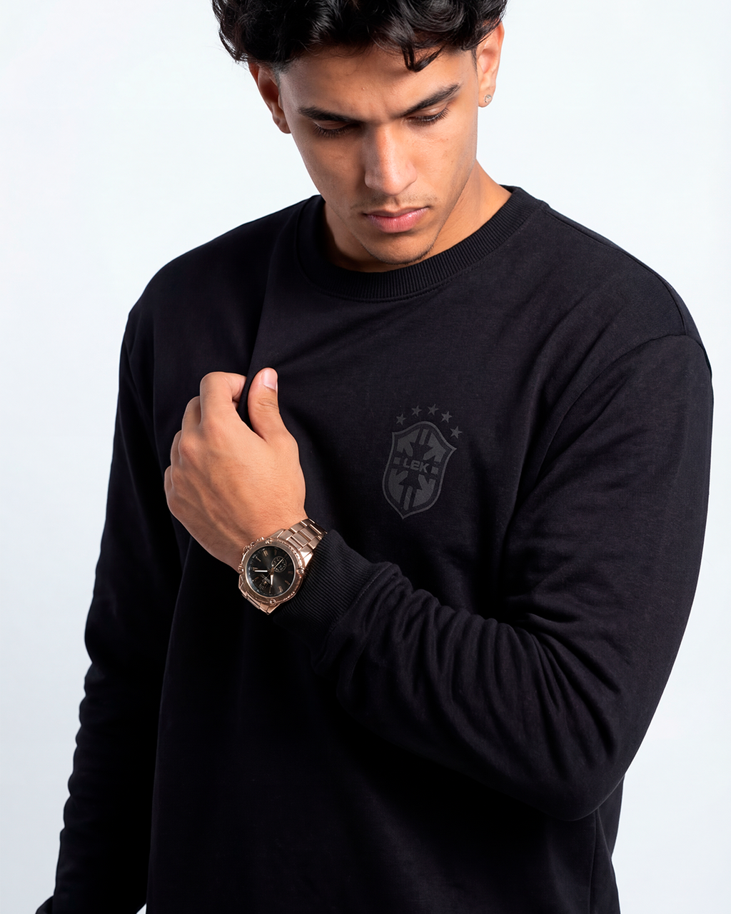 T-SHIRT MANGA LONGA LCK TONE ON TONE - V