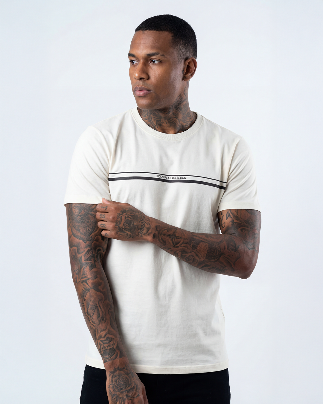 T-SHIRT REGULAR LUCKY BASIC COLLECTION OFF