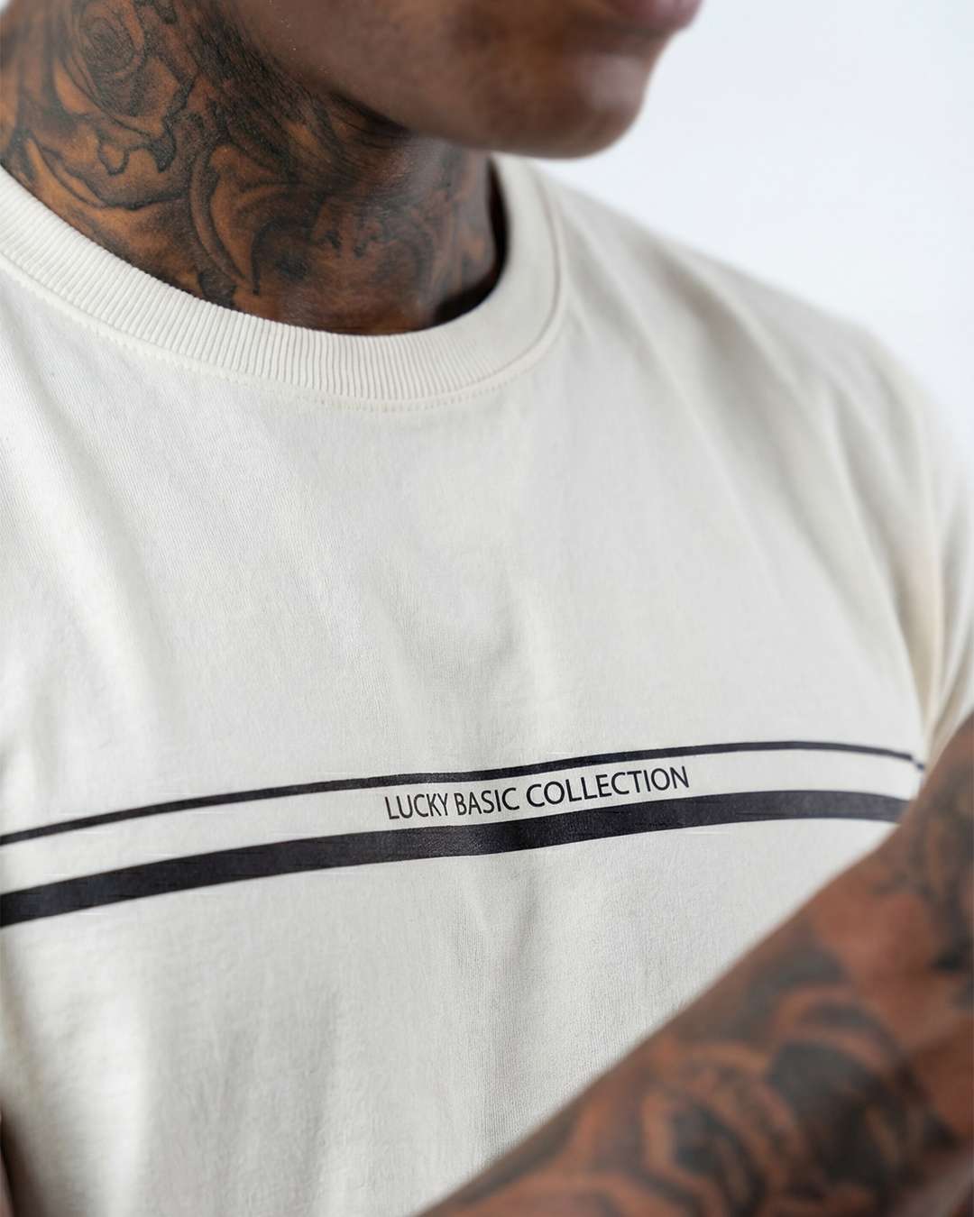 T-SHIRT REGULAR LUCKY BASIC COLLECTION OFF