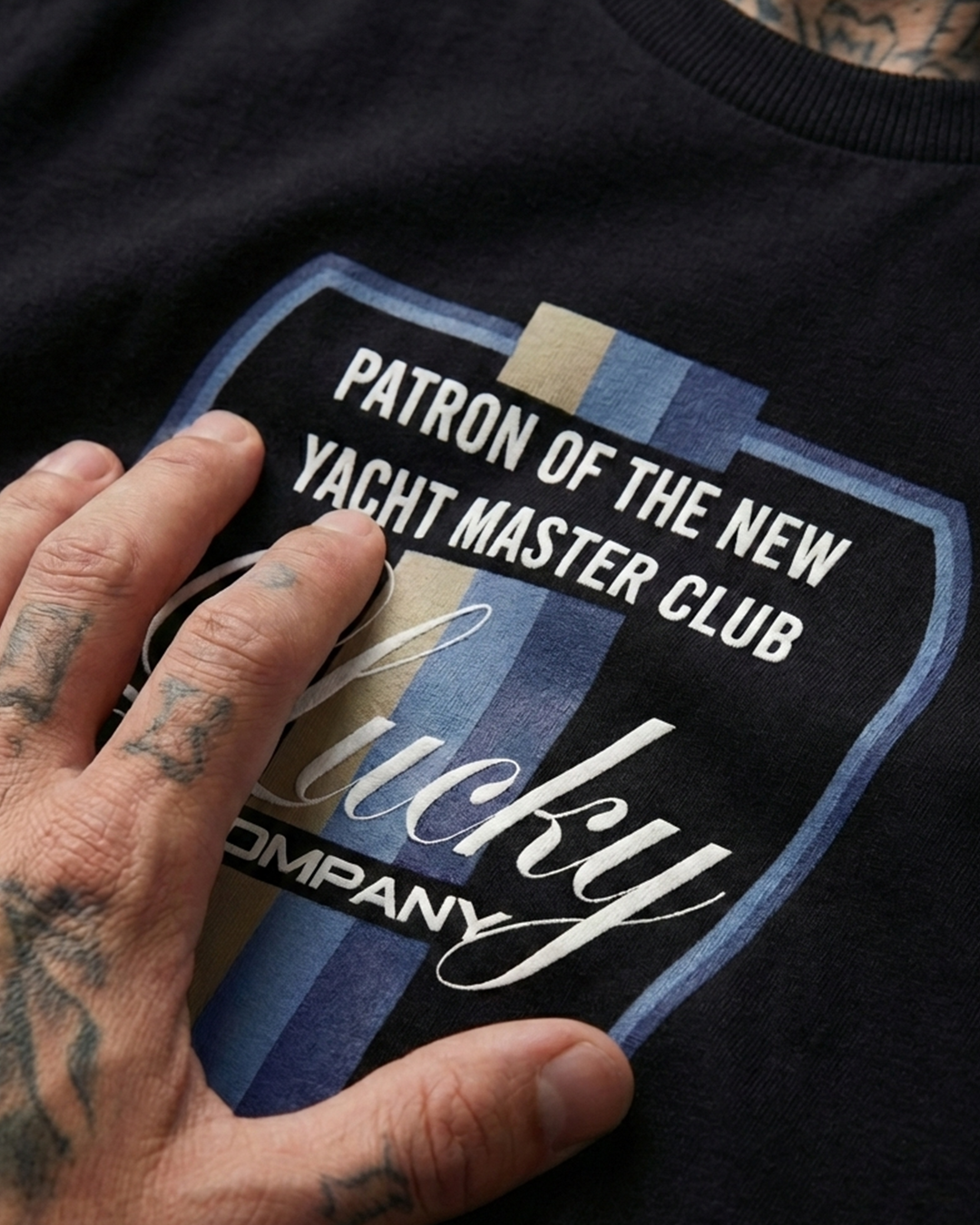 T-SHIRT REGULAR MASTER CLUB PRETO 1100217