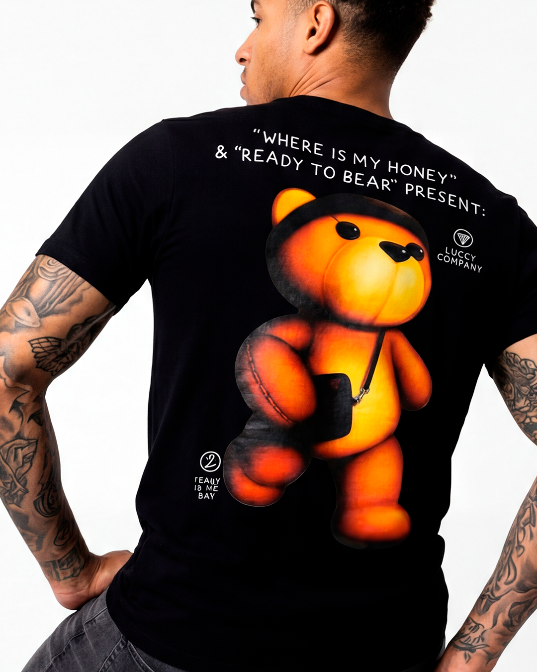 T-SHIRT LUCKY BEAR HONEY