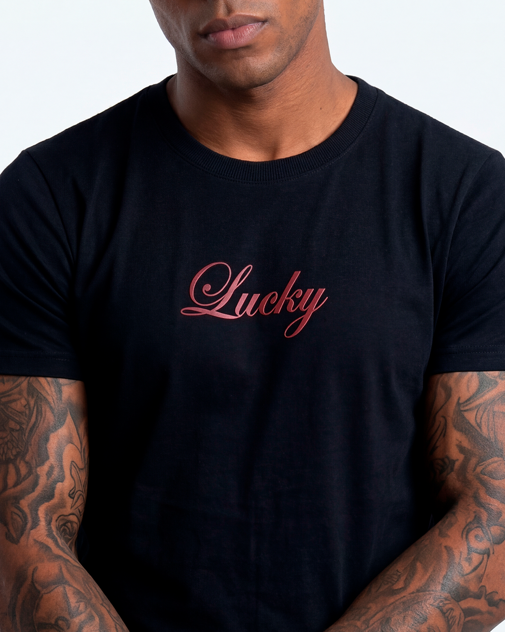 T-SHIRT LUCKY BRIGHT AND GOLD
