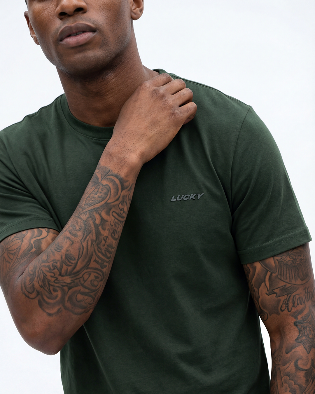 T-SHIRT REGULAR LUCKY NAME BASIC VERDE