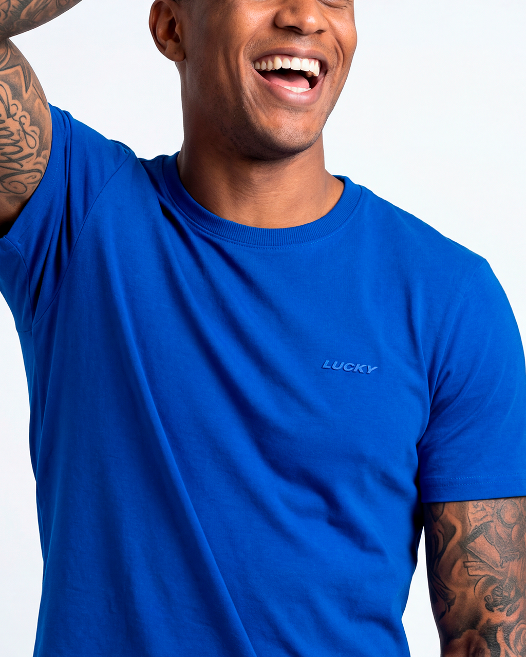 T-SHIRT REGULAR LUCKY NAME BASIC ROYAL