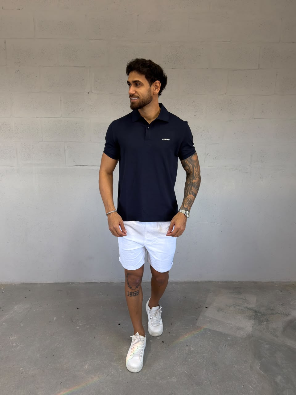 Gola Polo Piquet Lucky Marinho