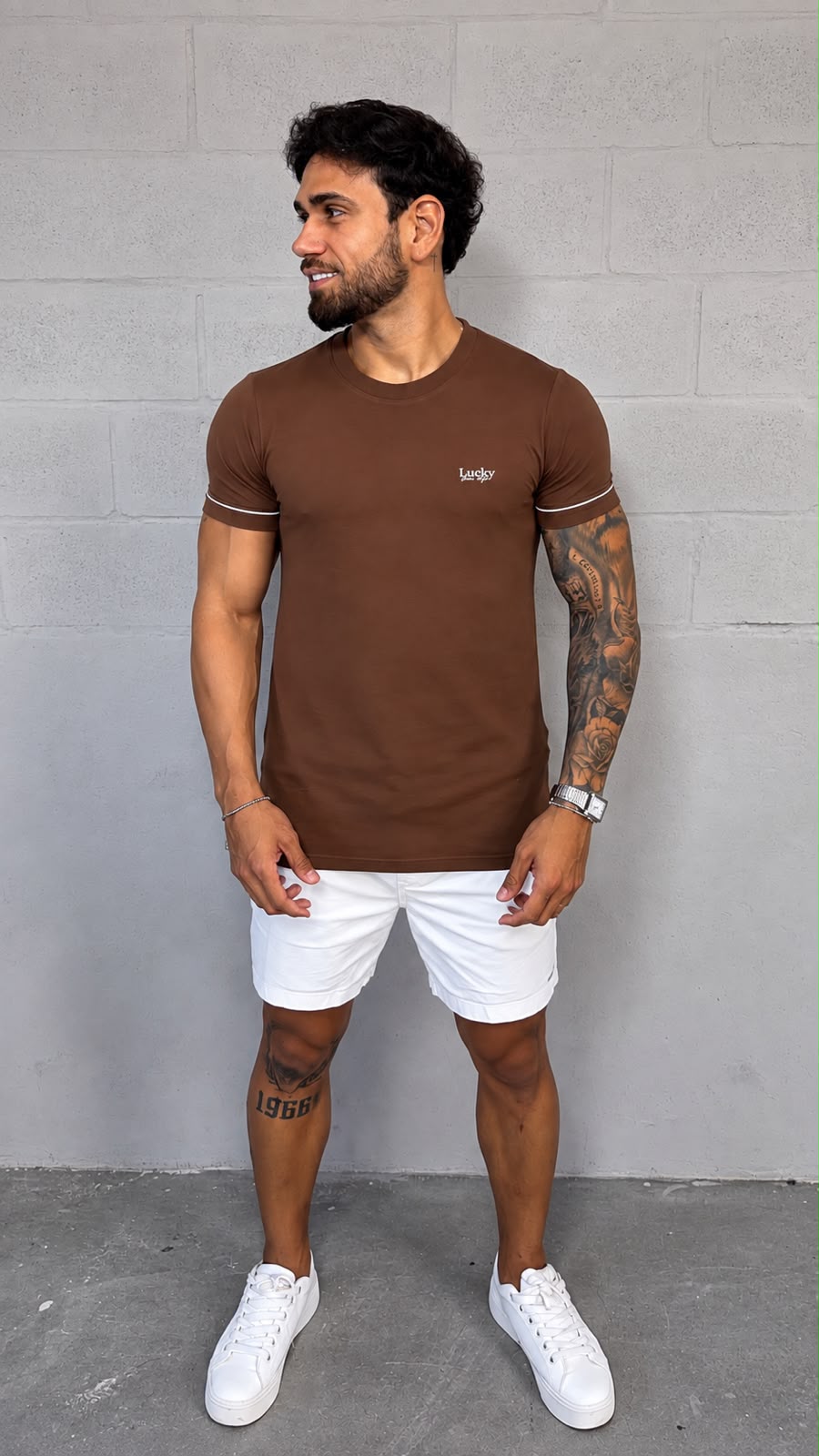 T-SHIRT REGULAR BASIC LUCKY - 06. (G e GG)