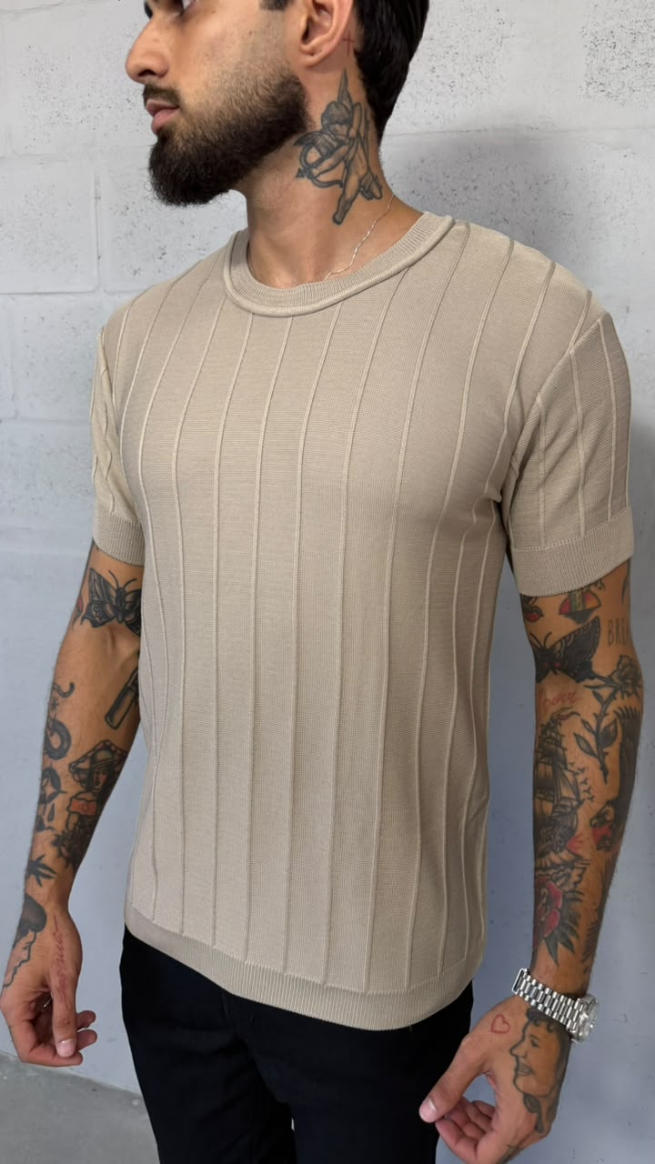 T-SHIRT TEXTURIZADA LUCKY - 01
