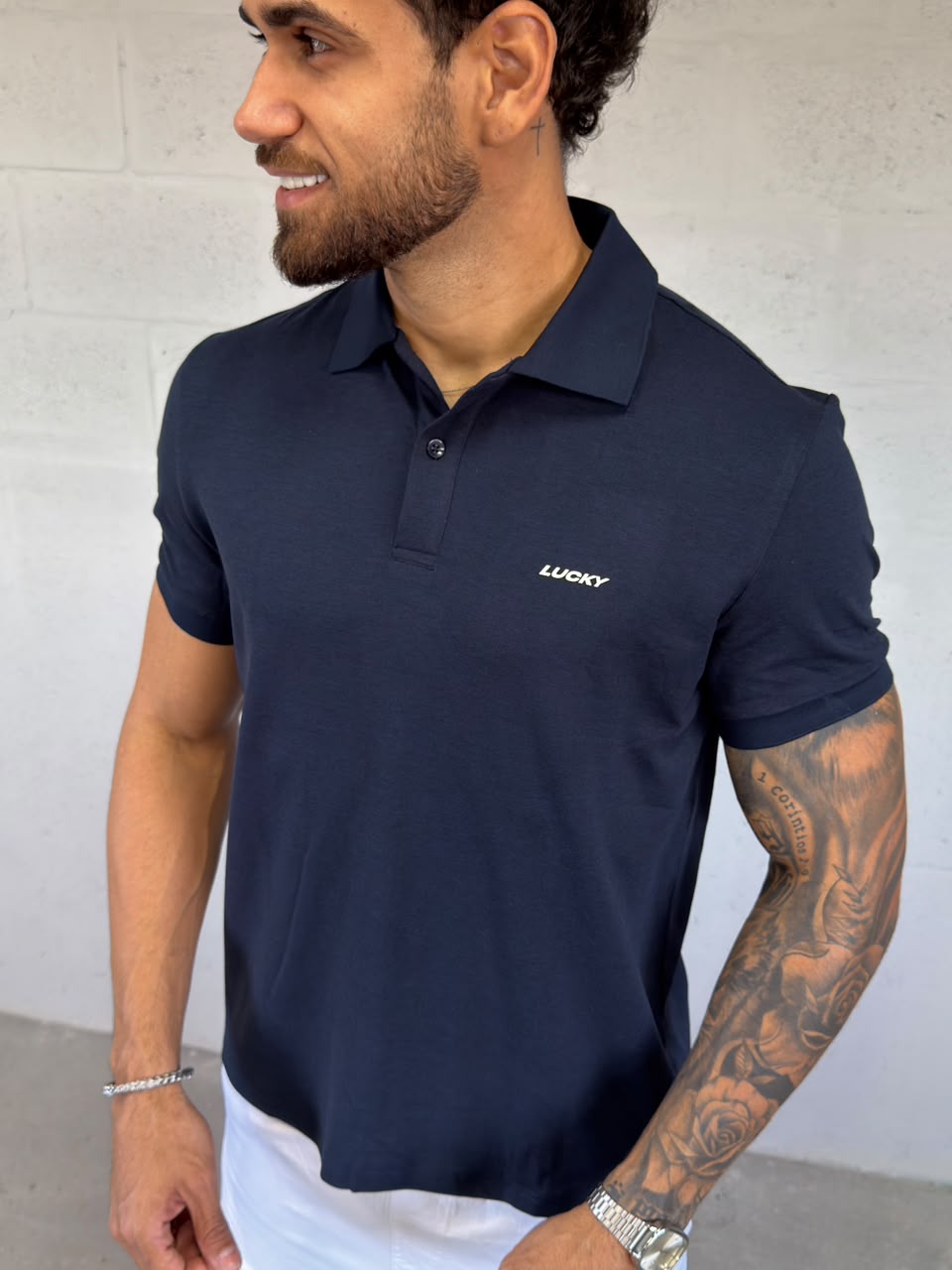 Gola Polo Piquet Lucky Marinho