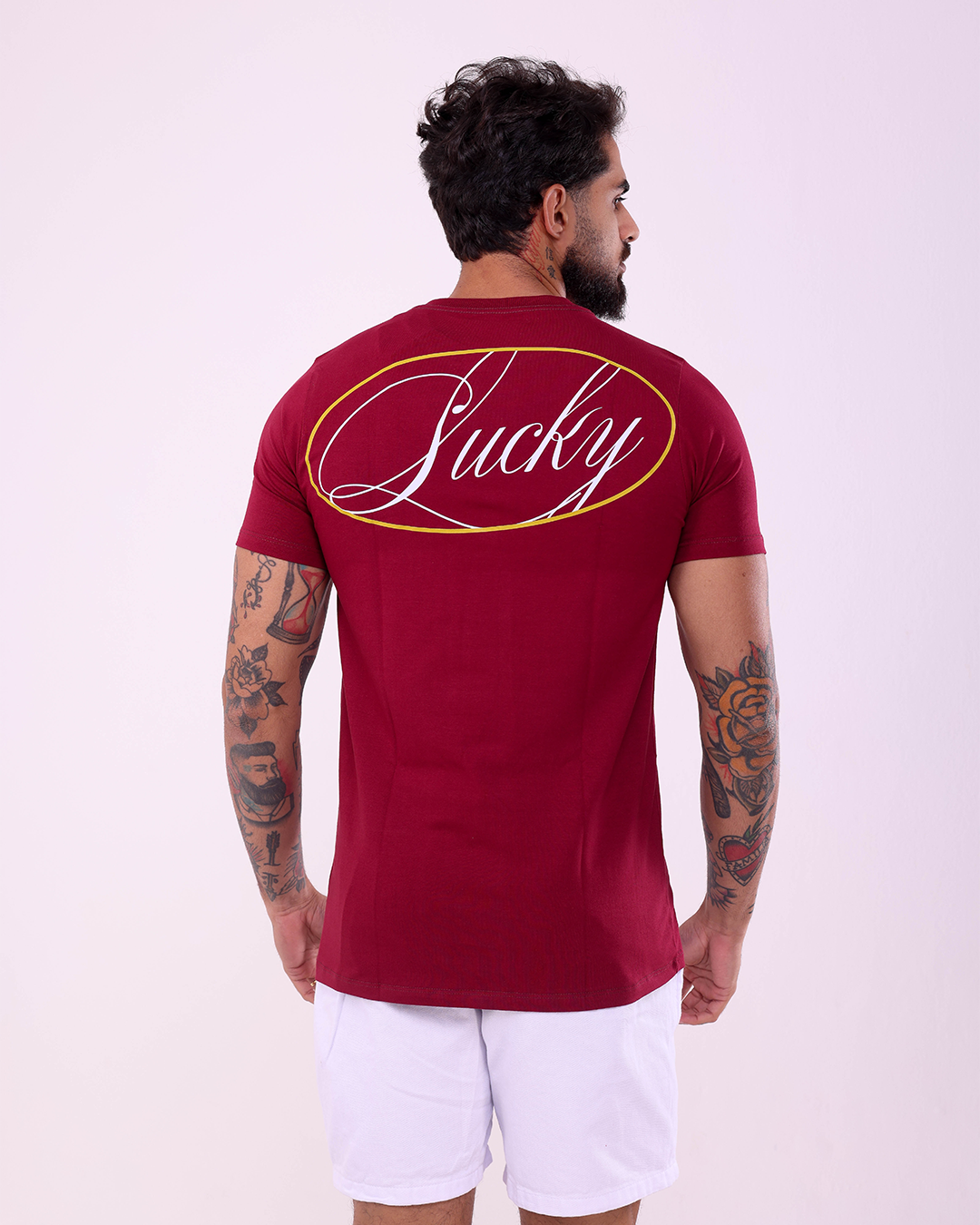 T-SHIRT REGULAR LUCKY CO. EXCLUSIVE - VINHO