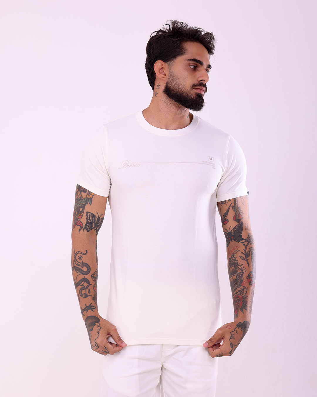 T-SHIRT REGULAR BASIC LINHA - 1100020 - OFF