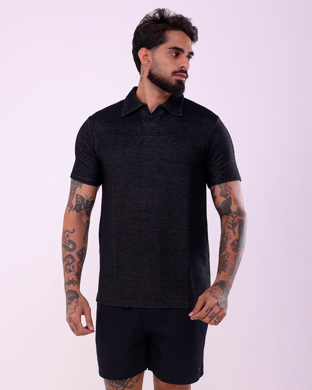 POLO INGLESA PREMIUM - 1160003 - PRETO