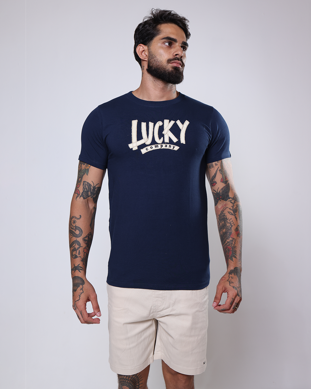 T-SHIRT LUCKY COMPLETE IN FABRIC