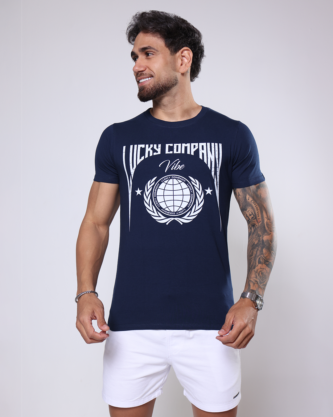 T-SHIRT VIBES - REF 1100145 - MARINHO