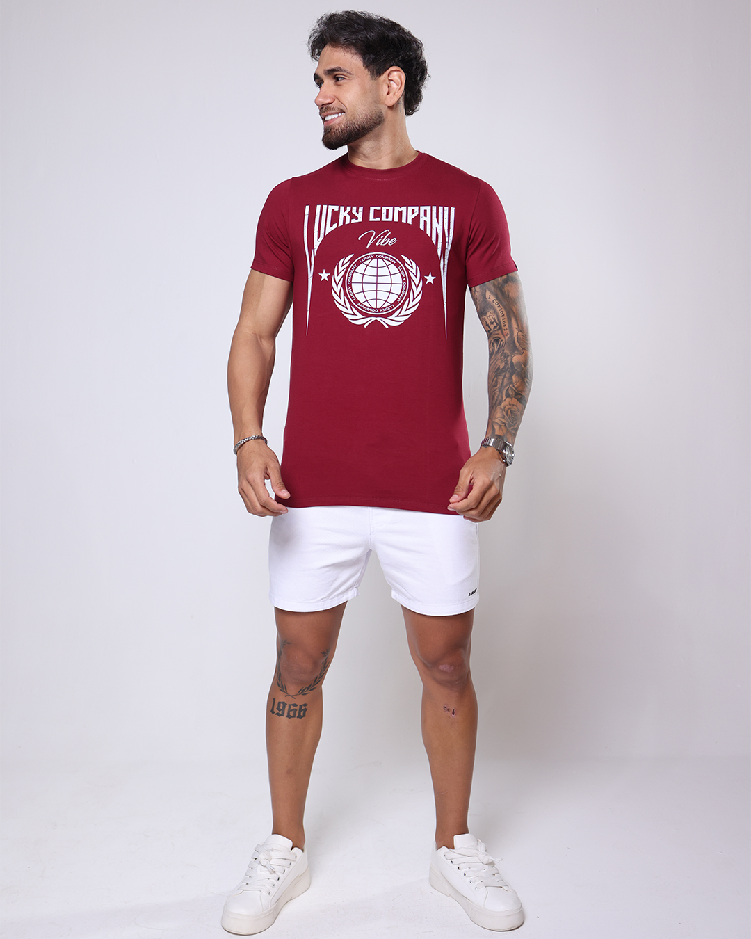 T-SHIRT VIBES - REF 1100145 - VINHO