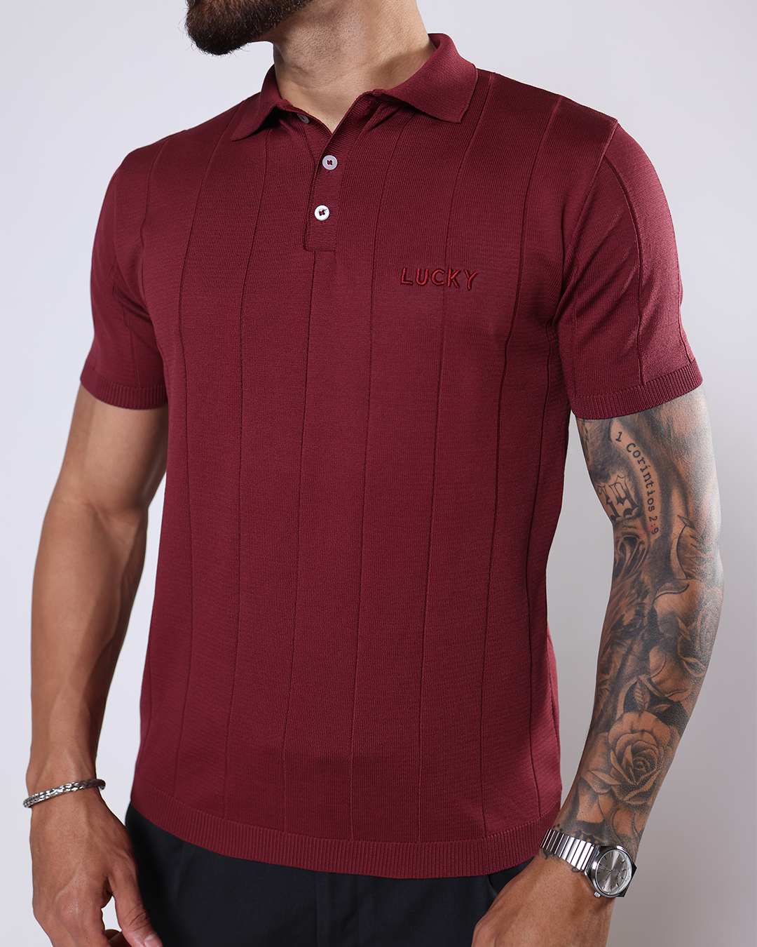 CAMISA POLO PREMIUM - 1100008 - VINHO