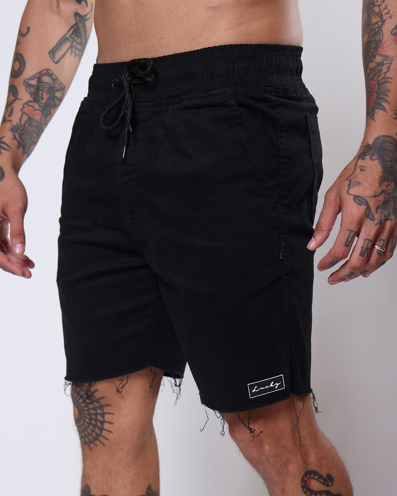 BERMUDA BRIM SEM BAINHA - 7170001 - PRETO