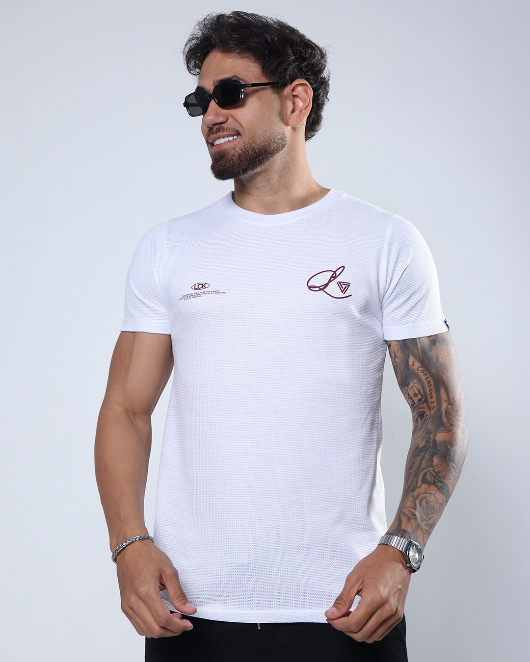 T-SHIRT LCK TRICO - 1100155 - BRANCO