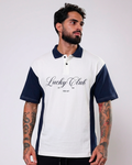 GOLA POLO VINTAGE LATERAL AZUL