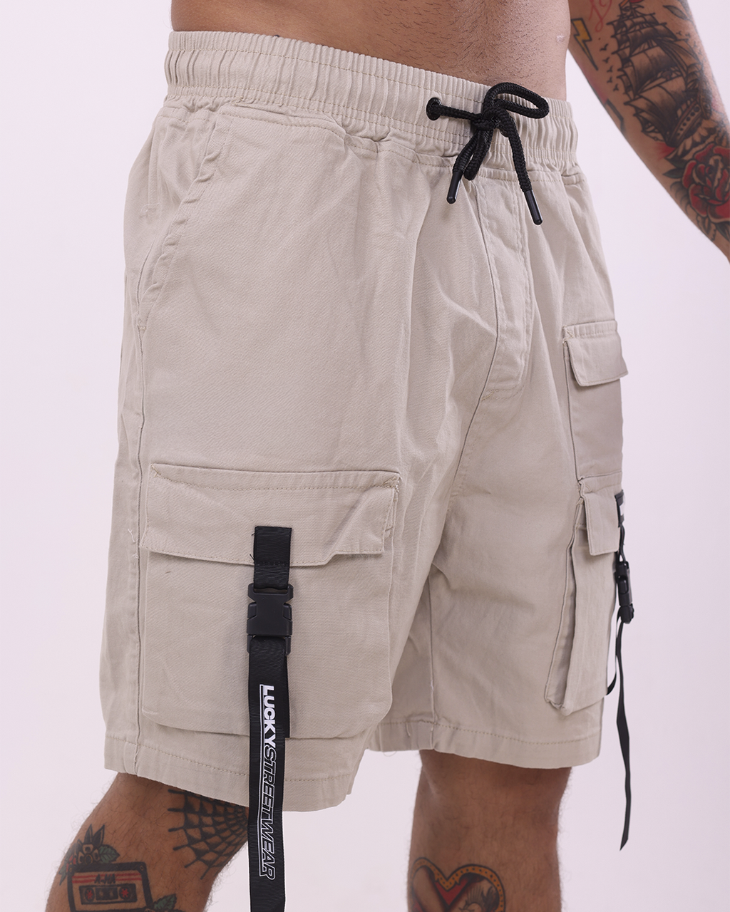 BERMUDA CARGO BRIM - BEGE - 7280002