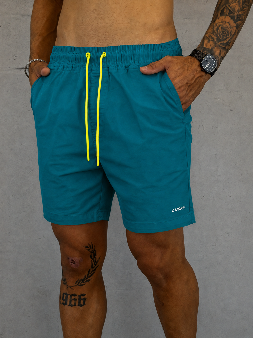 SHORT TACTEL LUCKY - DIVERSAS CORES - DIA DOS PAIS