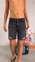 SHORT JEANS INFANTIL - ICONS - 3 CORES