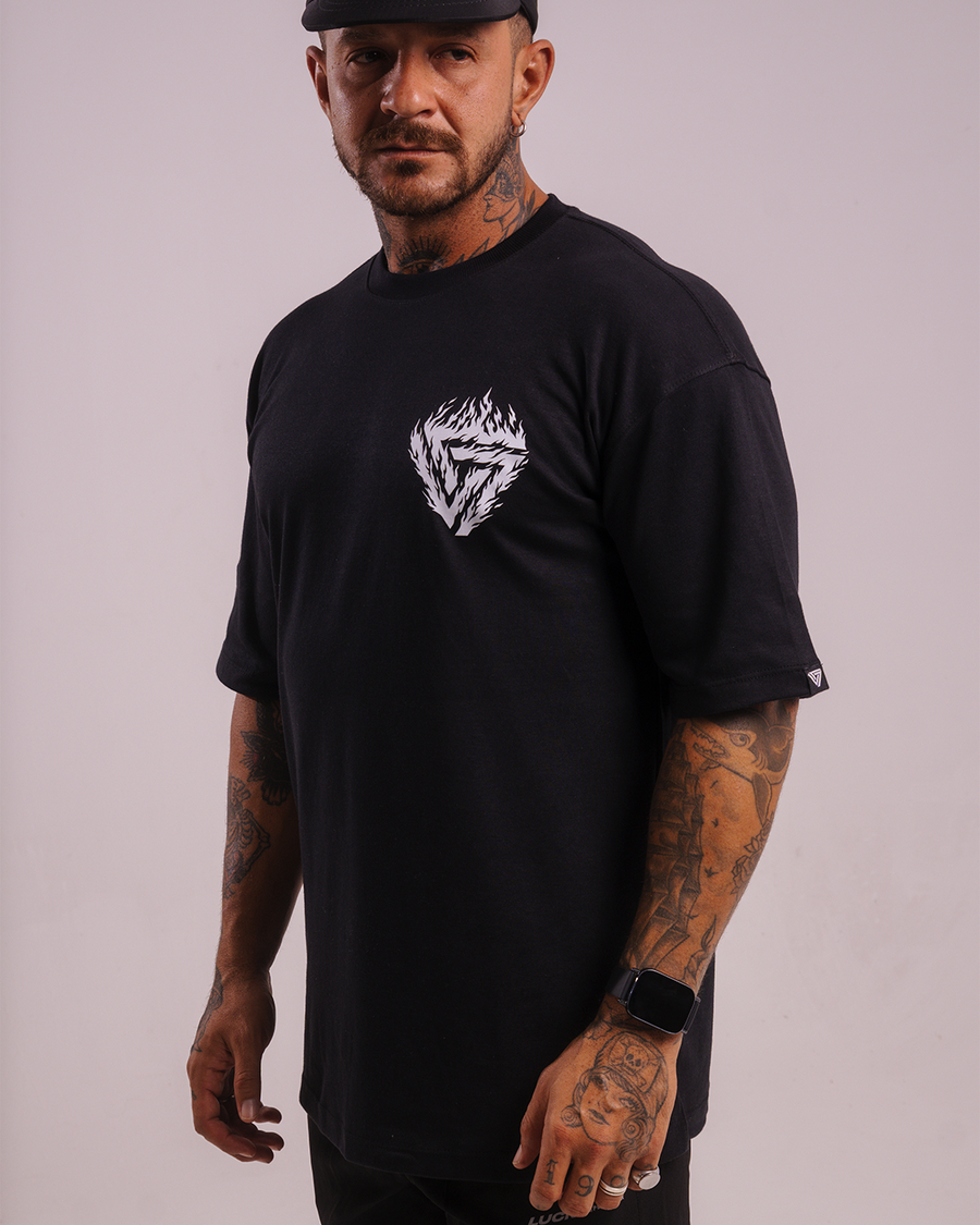 T-SHIRT OVERSIZED LUCKY FLAME
