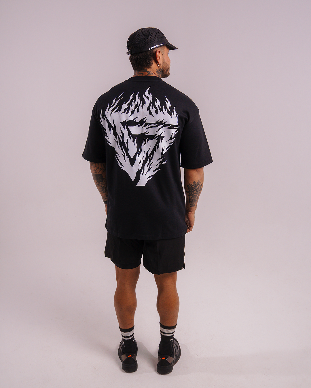 T-SHIRT OVERSIZED LUCKY FLAME