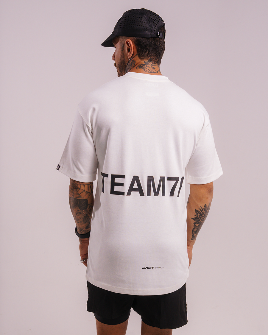 T-SHIRT OVERSIZED LUCKY TEAM7/7
