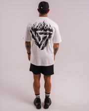 T-SHIRT OVERSIZED LUCKY FLAME WHITE