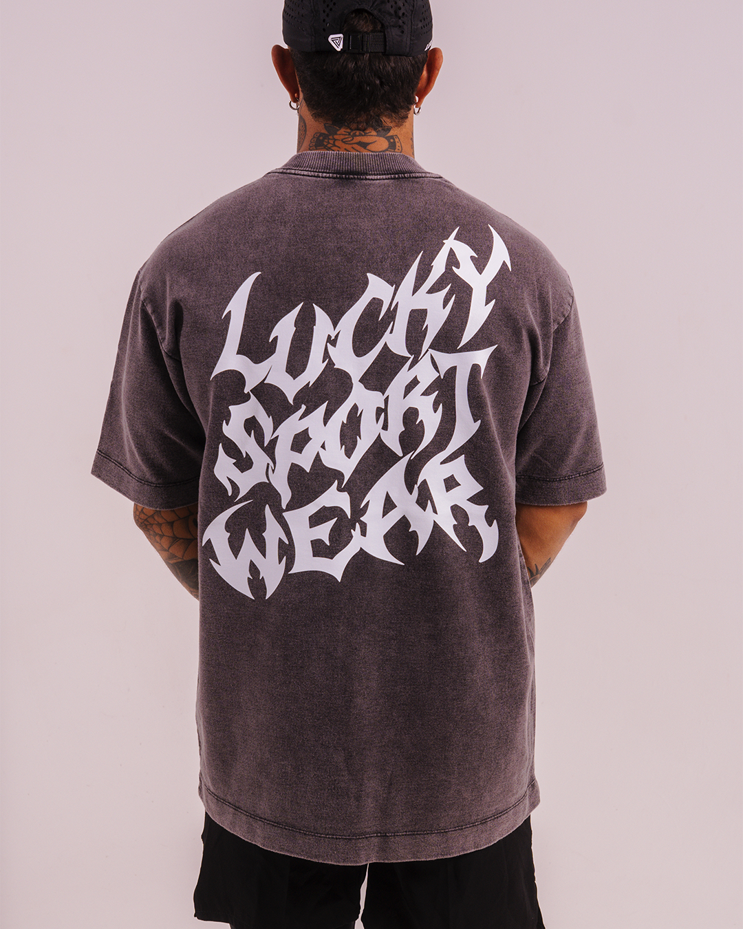T-SHIRT OVERSIZED LUCKY SPORT WEAR WASHED
