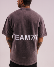 T-SHIRT OVERSIZED LUCKY TEAM7/7 WASHED