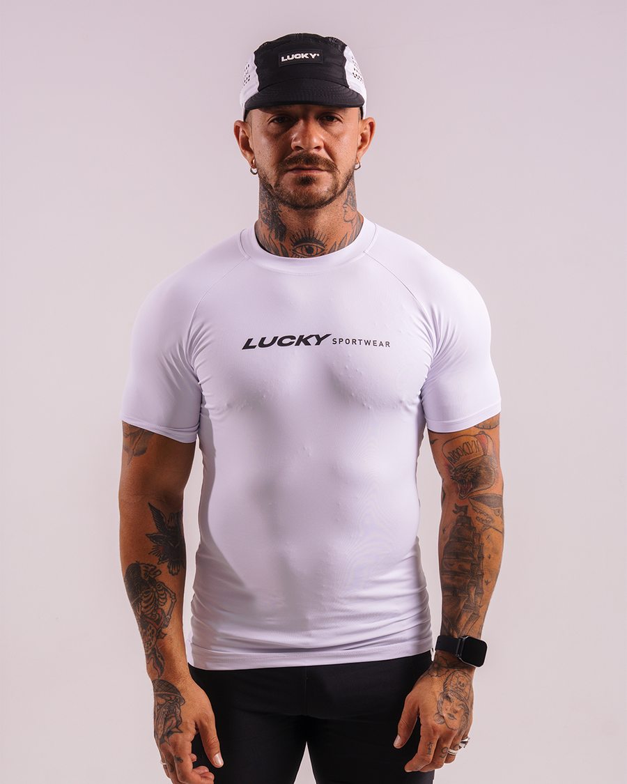 T-SHIRT DE COMPRESSÃO LUCKY SPORTWEAR WHITE