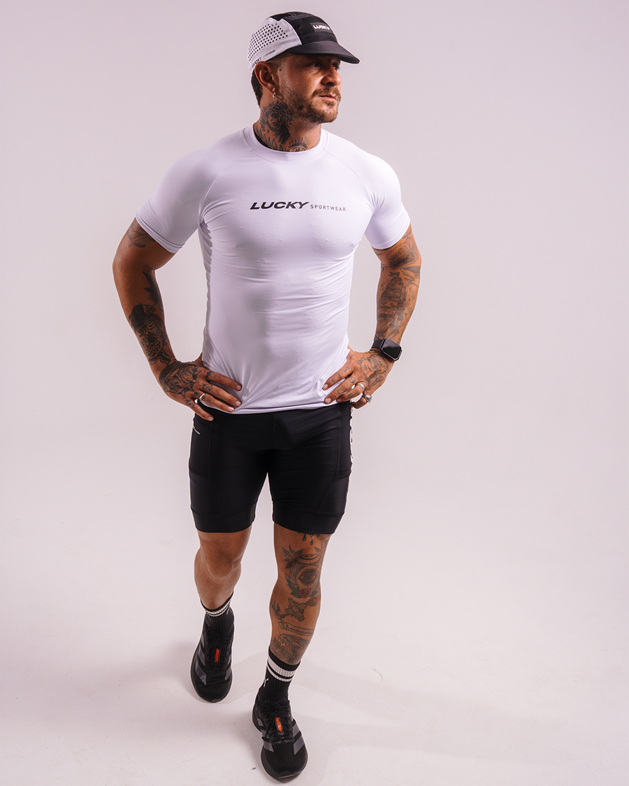 T-SHIRT DE COMPRESSÃO LUCKY SPORTWEAR WHITE