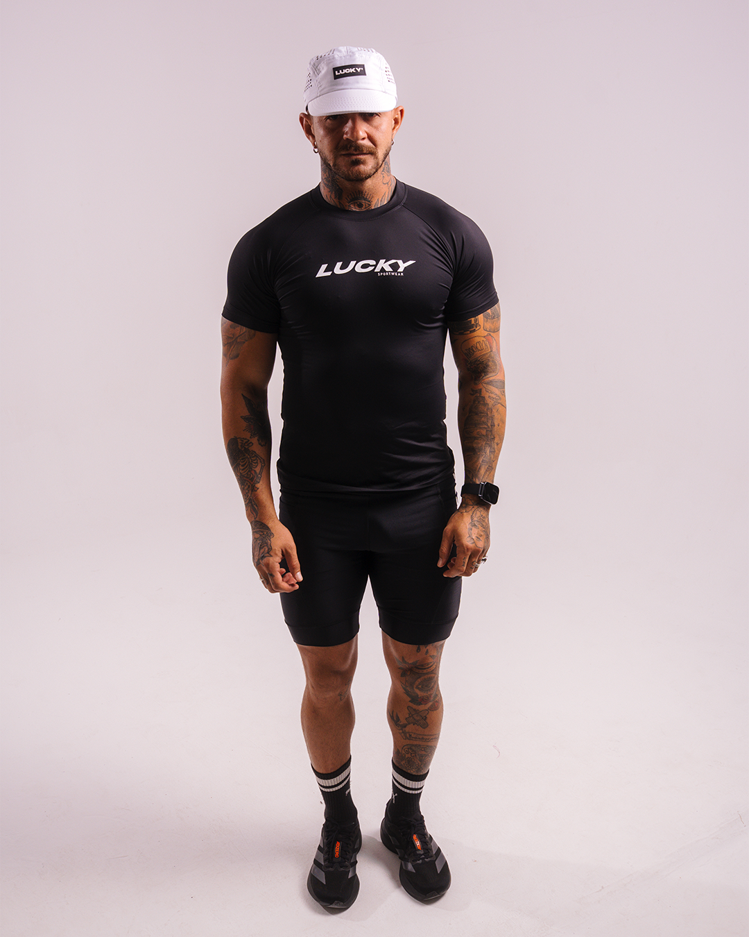 T-SHIRT DE COMPRESSÃO LUCKY SPORTWEAR BLACK