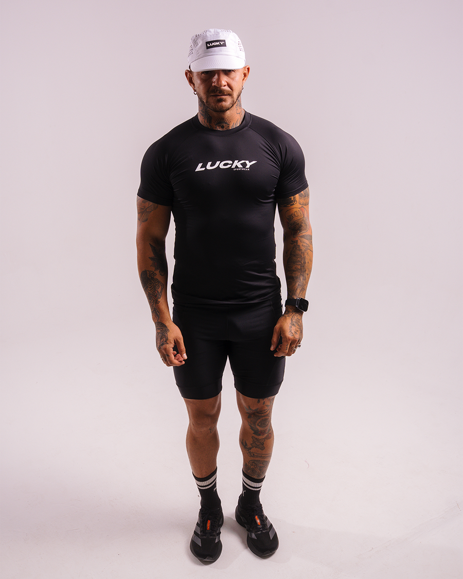 T-SHIRT DE COMPRESSÃO LUCKY SPORTWEAR BLACK
