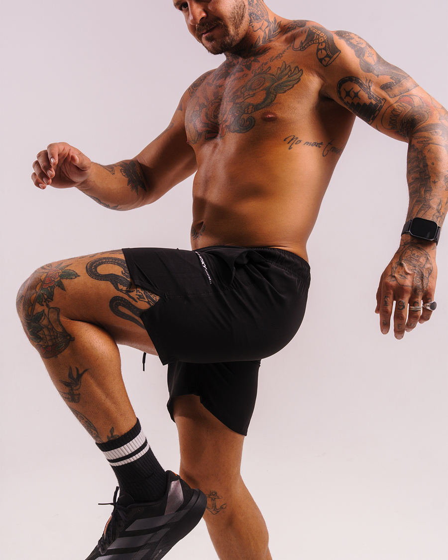 SHORT LUCKY SPORTWEAR BLACK