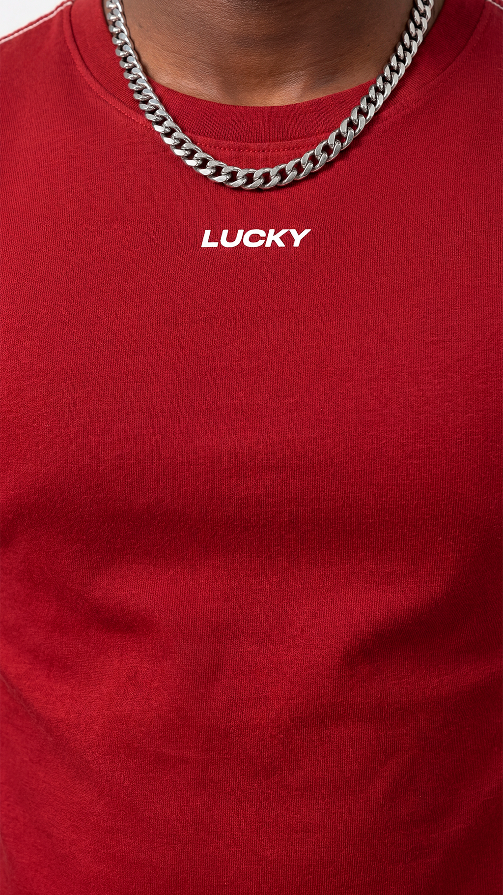 T-SHIRT REGULAR LUCKY NECK - GDC