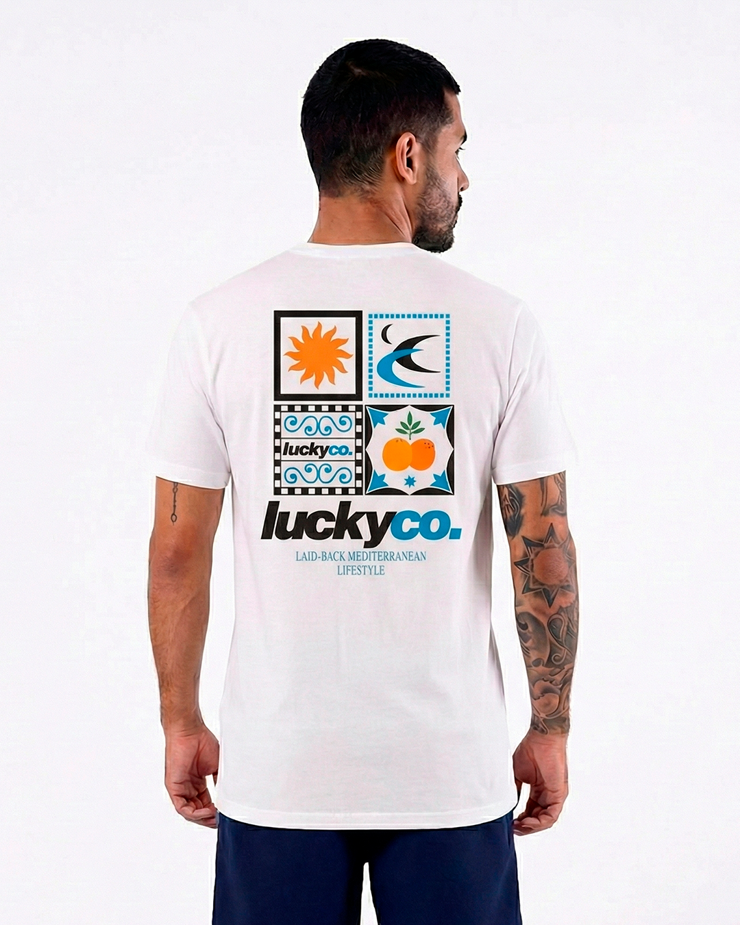 T-SHIRT REGULAR SQUARES 000000