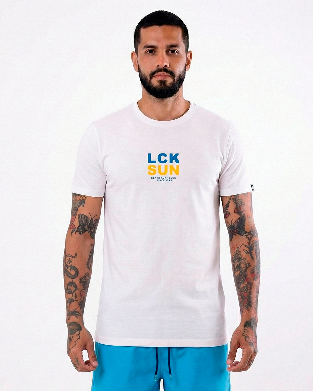 T-SHIRT REGULAR LCK&SUN BRANCA 1100206