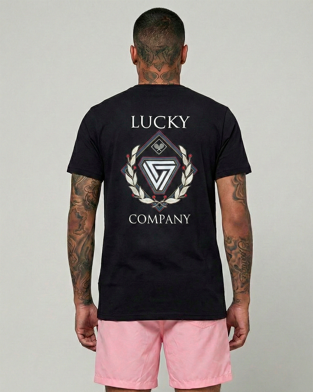 T-SHIRT REGULAR RAQUETE PRETA 1100219