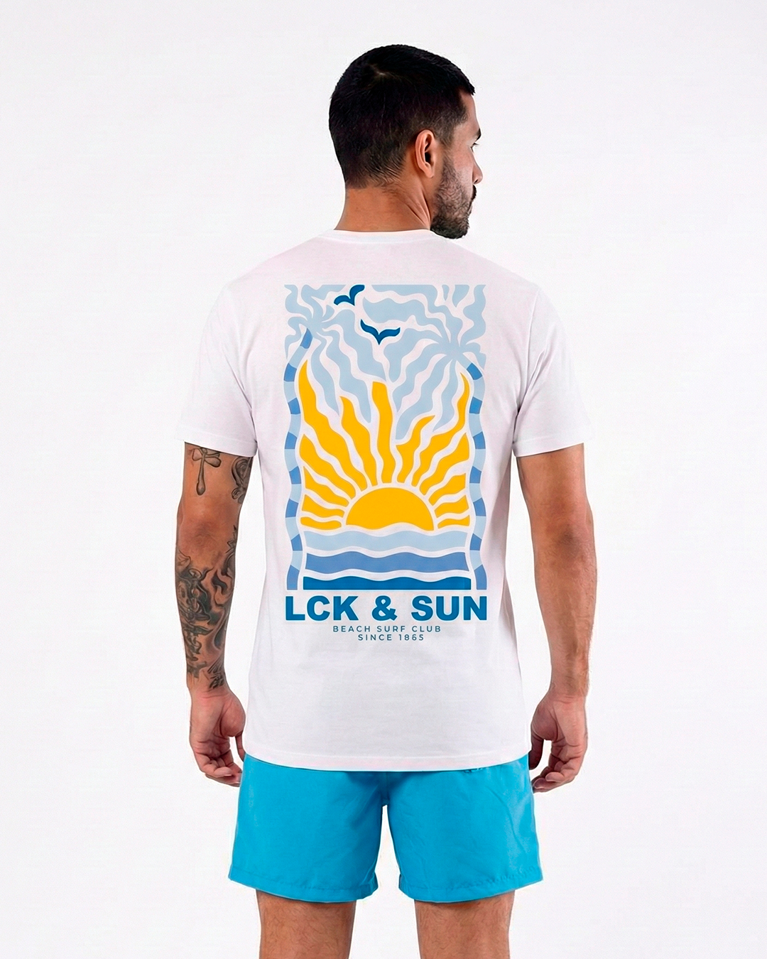 T-SHIRT REGULAR LCK&SUN BRANCA 1100206