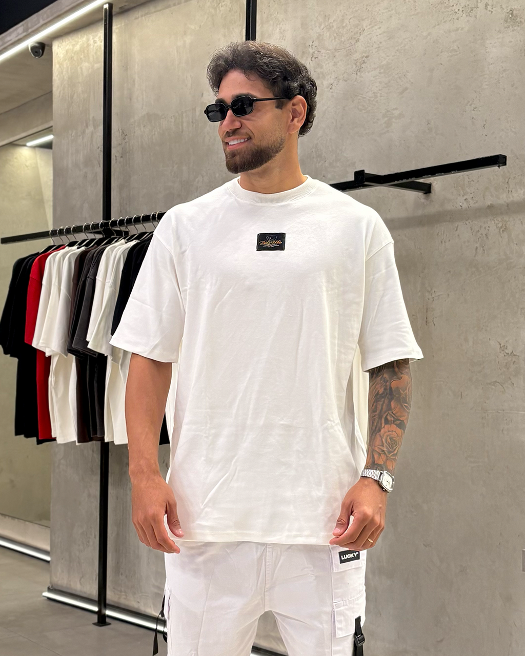 OVERSIZED PATCH PEITO - BRANCO