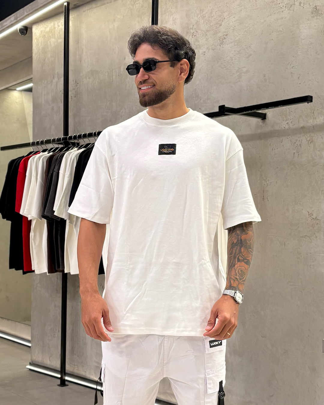 OVERSIZED PATCH PEITO - BRANCO