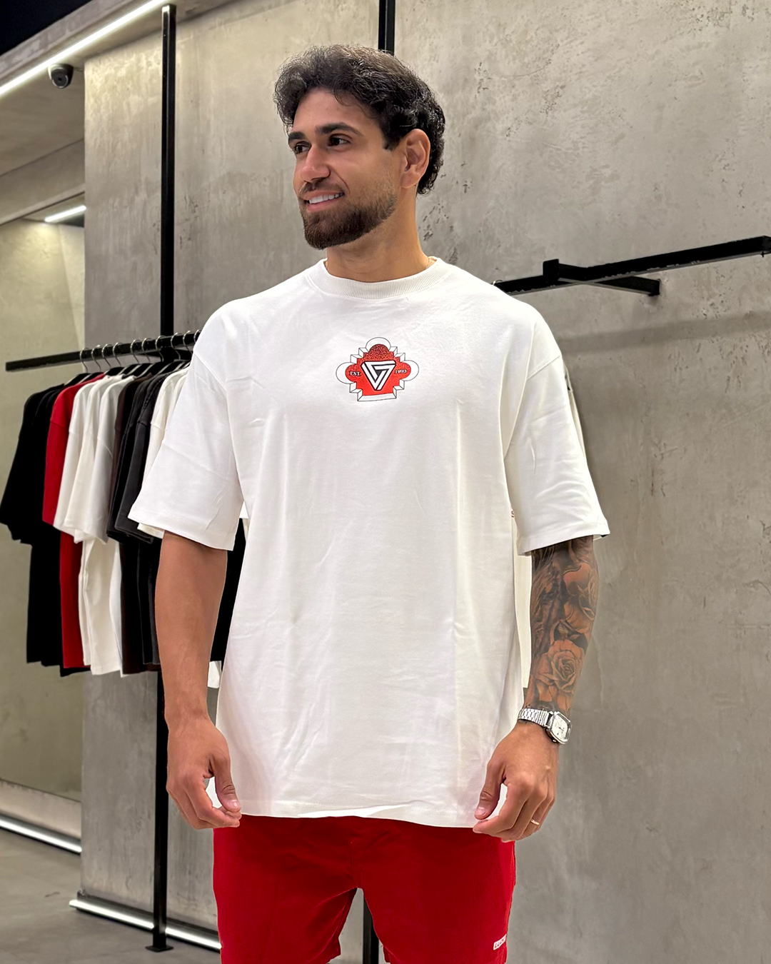 OVERSIZED VINTAGE FASHION - BRANCO - 1200113