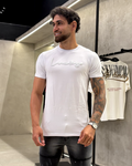 T-SHIRT REGULAR BORDADO LUCKY - BRANCO