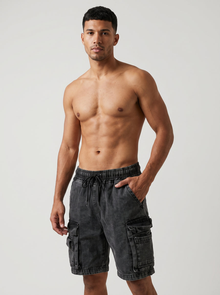 BERMUDA CARGO JEANS