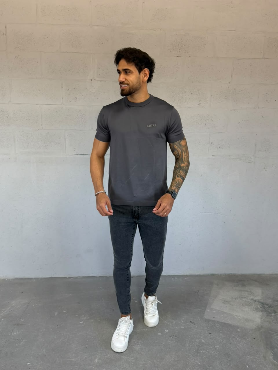 T-shirt Texturizada Lucky Angels 01
