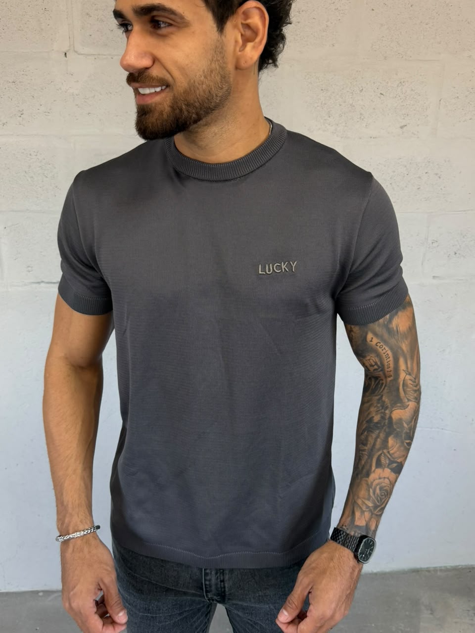 T-shirt Texturizada Lucky Angels 01